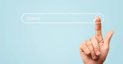 User performing search query illustrating zero-click search behavior and AI-generated answers